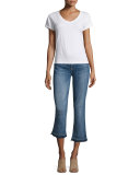 The Cropped Boot Jeans w/Released Hem, Chelsea Lights
