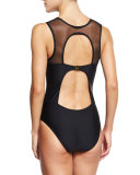 Tough Love Front-Zip One-Piece Swimsuit