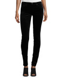The Legging Velvet Skinny Jeans, Black