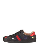 New Ace Star Low-Top Sneaker, Black