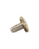 Classic Diamond Pave Cross Ring