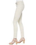 Sueded Organic-Stretch Sateen Jeans 