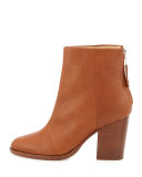 Ashby Leather Ankle Boot, Tan