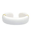 Weekend White Agate Cuff Bracelet