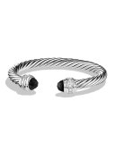 Cable Classics Bracelet with Black Onyx and Diamonds