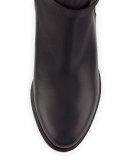 Florian Leather 70mm Ankle Boot, Black
