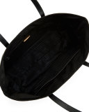 Tessuto Medium Parrot Shopping Tote Bag, Black/Multi