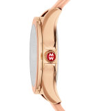 Cape Topaz Watch with Silicone Strap, Pink