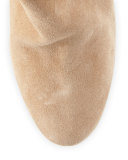 Bentlee Suede Over-the-Knee Boot, Gesso