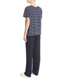 Striped Relaxed-Fit Pima Tee