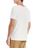 Raw-Edge Crewneck T-Shirt