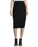 Fisher Project Midi Pencil Skirt, Black