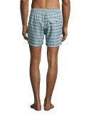 Guillauche Ball Printed Swim Trunks, Green