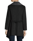 Belted Double-Face Cashmere Cardigan Coat
