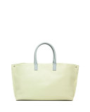 Ai Small Colorblock Messenger Bag, Green/White