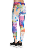 Graphic-Print Long Sport Leggings, Waikiki
