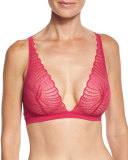 Minoa Soft Triangle Bra, Claret Red