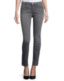 The Stiletto Gray Leopard Jeans