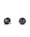 Chatelaine Earrings with Black Orchid