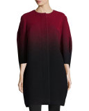 Katelyn Ombre Cocoon Coat 
