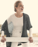 Open-Weave Sequin Cashmere Cardigan