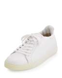 Bibi Butterfly Leather Low-Top Sneaker, White