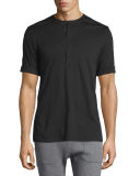 Short-Sleeve Henley Shirt