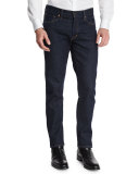 Straight-Fit New Indigo Stretch Jeans