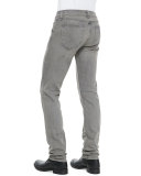 Slim Skinny Denim Jeans, Gray 
