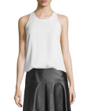 Bonded Laser Tank, Off White