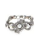Rhodium-Plated Chunky Bracelet