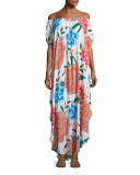 Arcadia Off-the-Shoulder Coverup Maxi Dress