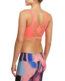 Sunray-Back Sports Bra, Watermelon