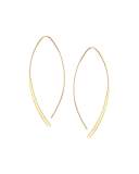 14k Small Arch Hoop Earrings