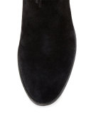 Pendra Fringe Knee Boot, Black