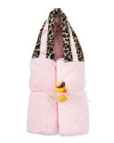 Cheetah Burp Cloth Set, Plain