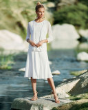 Sleeveless Easy Linen-Blend Top 