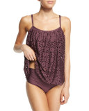 Aphrodite Floral Sway Tankini Swim Top