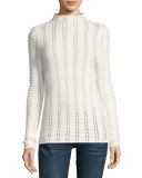 Mozart Ladder-Stitch Sweater 