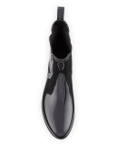 Kada Rubber Rain Bootie, Black