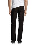 Ricky Moto Two-Tone Corduroy Jeans, Red