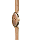 Agnes Varis 32mm Alligator Strap Watch with Diamonds 