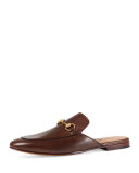 Kings Leather Horsebit Mule, Brown