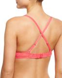 Montie Longline Convertible Soft Bra, Pink/Orange