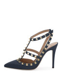 Rockstud Leather 100mm Pump