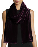 Washable Velvet Wrap Scarf 