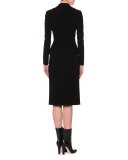 Mid-Rise Pencil Skirt, Black