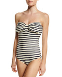 nahant shore striped one-piece swimsuit