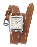 Cape Cod Watch on a Double Tour Natural Barenia Calf Strap