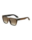 Square Flat-Top Sunglasses